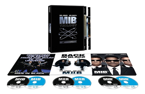 4k Ultra Hd + Blu-ray Men In Black Hombres De Negro Trilogia