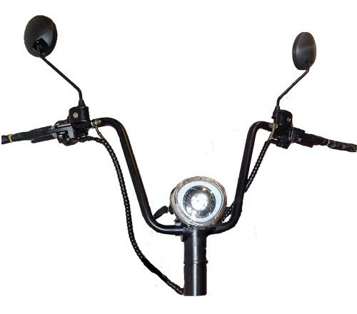 Moto Scooter Eléctric Carro Golf Pie Doble Bluetooth Alarma
