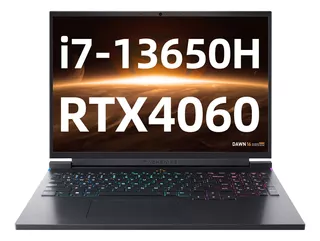 Laptop gamer Machenike Gaming L16 negra 16", Intel Core i7 13650HX 16GB de RAM 1TB SSD, NVIDIA RTX 4060 240 Hz 2560x1600px Windows 11 Pro