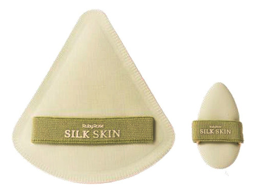 Kit Esponjas Para Maquiagem Soft Touch Silk Skin Ruby Rose