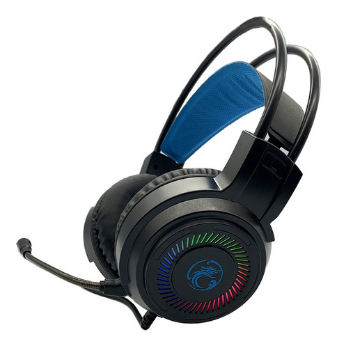 Imagen 1 de 3 de Audífonos Con Micrófono Gamer Apedra Hd-480 Usb Con Luz Rgb