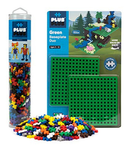 Lego Plus-plus - Duo De Placa Base Y Juego De Tubos Básicos