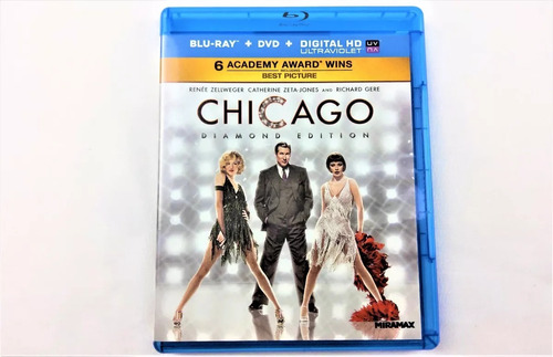 Pelicula Blu-ray  Chicago -zeta-jones - Richard Gere 2 Disc.