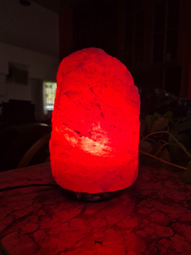 Lámpara De Sal Del Himalaya 3 A 5kg 21cm - Raicesdelatierra Marrón
