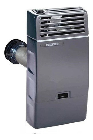 Aquecedor a gás natural Tb 2000 Cal Volcan 42312v, cor cinza