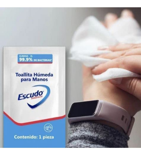 Toallitas Húmedas Desinfectantes Escudo Individuales 200 Pzs