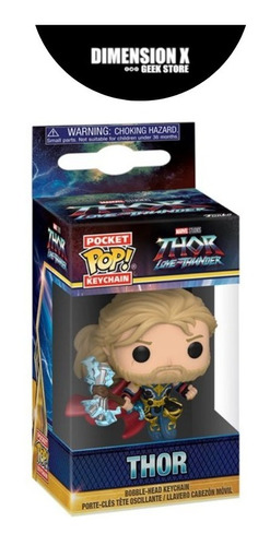 Funko Pop Keychain Thor Love And Thunder Marvel Llavero