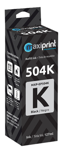 Tinta Epson Ep-504k Maxiprint