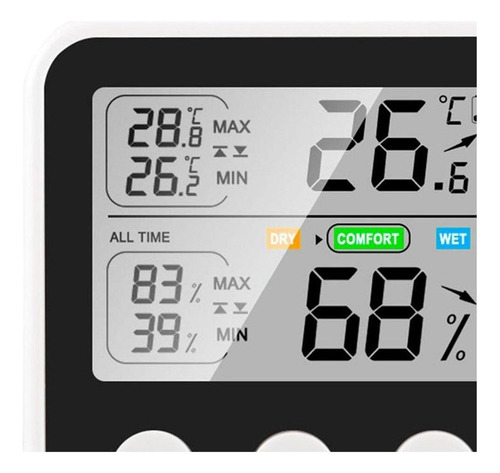 Nuevo Monitor De Humedad De Temperatura Ambiente De Medidor