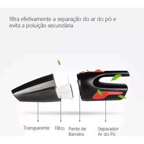 Lava Jato E Aspirador Portátil De Alta Potência Automotivo