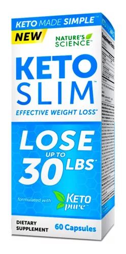 Pastillas Keto Slim 60 Capsulas Pérdida De Peso Hecho Usa Envío Gratis 