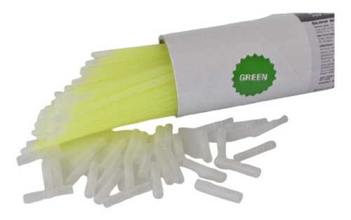 100 Pulseras Premium Glow Cyalume Neon 12 Hrs Color Verde