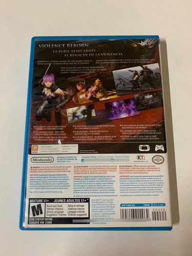 Jogo Nintendo Wii U Ninja Gaiden 3 Razors Edge Original (Usado)