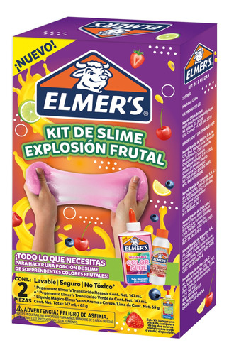 Kit De Slime Elmers Gue Explosión Frutal 2 Piezas