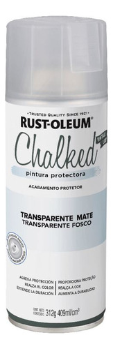Rust Oleum Spray Chalked Protector Transparente Mate 354ml