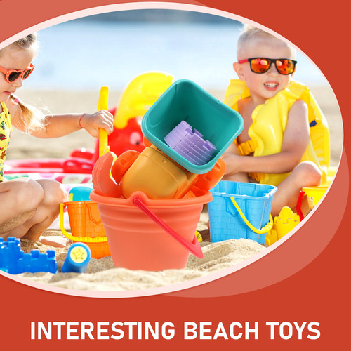 1 Juego De 11 Juguetes De Playa Para Niños Pequeños, Juguete