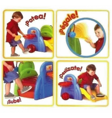 Rondi Baby Sports Con Mini Tobogan + Centro De Actividades