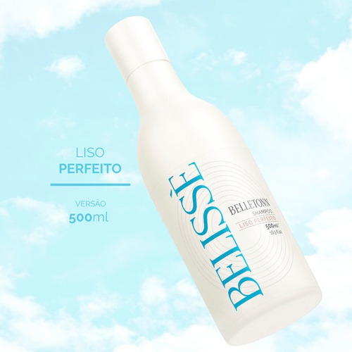 Shampoo Belletonn Belissè Efeito Liso 500ml Vegano