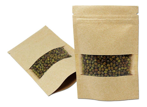 Stand Up Bolsas Sellada Con Calor, Mxsbg-003, 10x15 Cm, 50pz