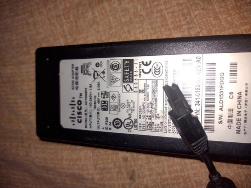 Psu Para Wireless Lana Controler Cisco Asa 48 Volts Ad10048p (Usado)