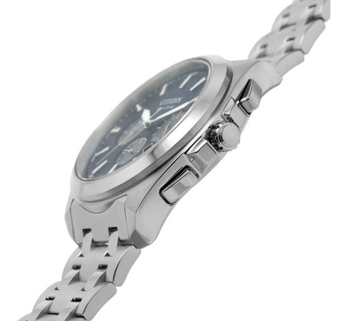Reloj Citizen Peyten Ca451055l Original Hombre Time Square Color de la correa Plateado Color del bisel Plateado Color del fondo Azul