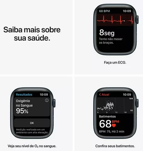 Apple Watch Series 8 Edição Nike Alumínio 45mm (gps+celular)