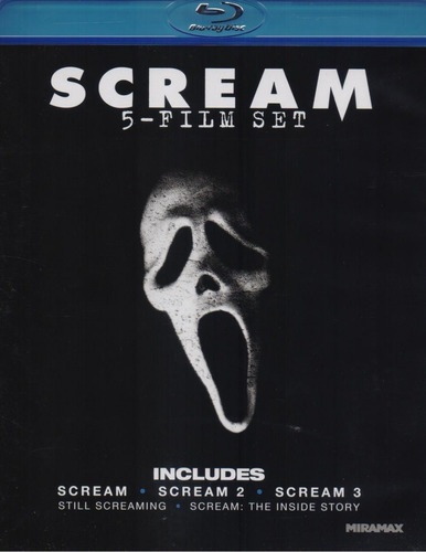 Scream 1 , 2 Y 3 + 2 Documentales Boxset Blu-ray
