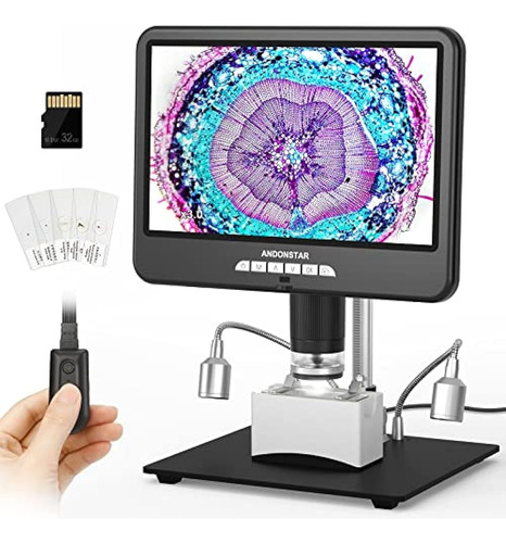 Microscopio Digital Hdmi Tomlov Dm202, Microscopio Lcd De 10