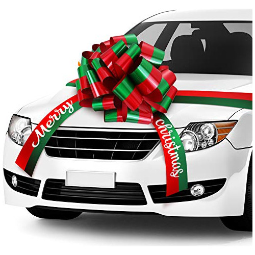 Lazo De Coche Feliz Navidad De 20 Pulgadas Dulce Lazo G...