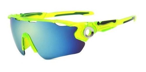 Gafas De Sol Deportivas Running Bicicleta Verde 1