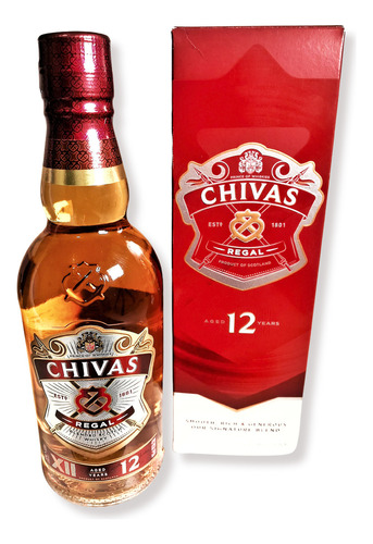 Whisky Chivas Regal 12 años 500cc Escocia blended	