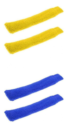 4x Toalla Con De Raqueta De Bádminton Overgrips Absorbentes