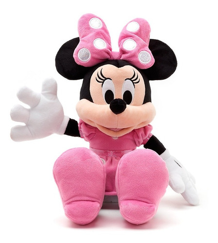 Peluche Mediano Minnie Mouse Rosada 100% Original Disney