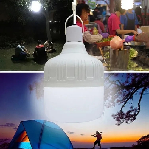 3 Lamparas Linterna Luz Led Nocturna Camping Casa Recargable