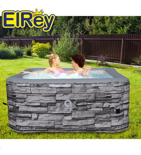 Jaccuzzi Jilong Boston Spa Inflable Hidromasaje 580 L El Rey