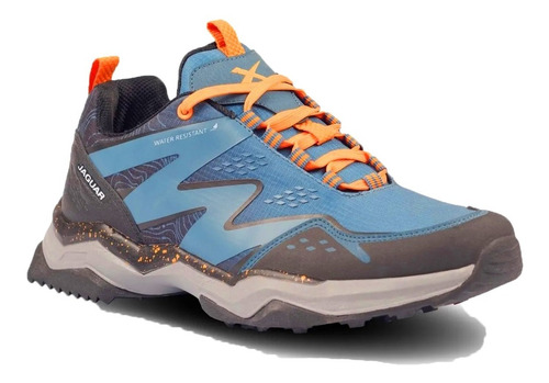 Imagen 3 de 7 de Zapatillas Jaguar Outdoor Hombre 3049 Azul-negro Cli