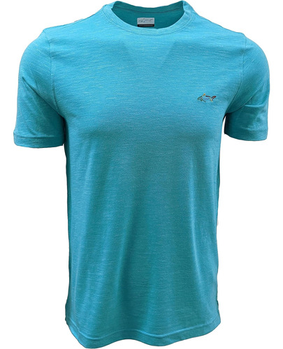 Greg Norman Camisetas De Cuello Redondo Para Hombre (mediano