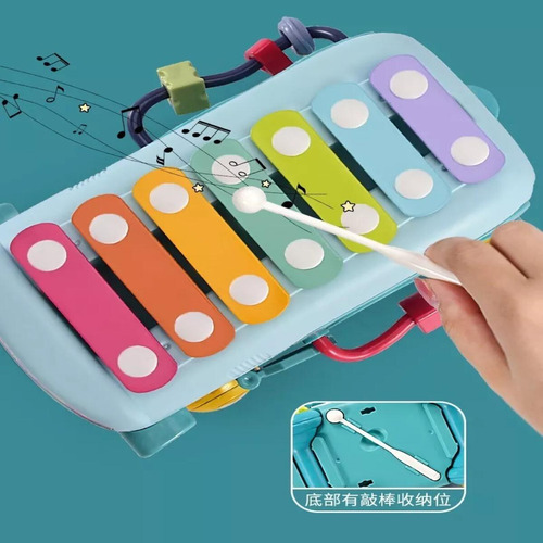 Autobus Rompecabezas Xilofono Juguete Interactivo Para Bebe