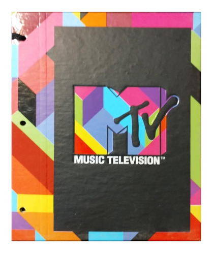 Carpeta Escolar Mtv Nº3 Dibujo 2 Tapas