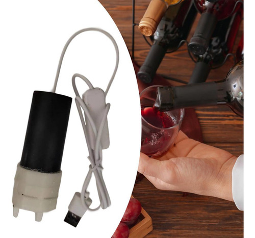 Bomba De Vino Eléctrica Usb, Tubo Suave, Juego De 2 Metros.