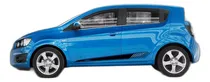 Comprar Vinilo Auto Lateral Tuning Franjas Ploteo Chevrolet Aveo X2