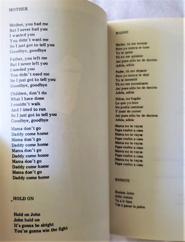 John Lennon Canciones Inglés Español (Usado)