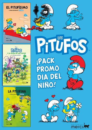 Los Pitufos Pack Especial Dia Del Niño - Peyo