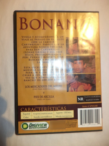 Dvd. Bonanza (2 Episodios Clásicos) (Usado)
