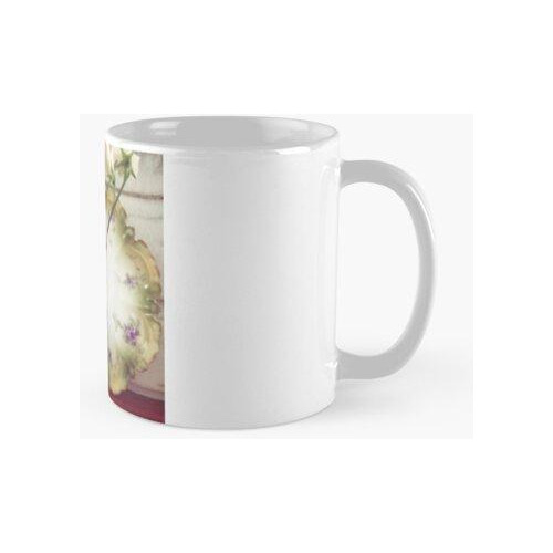 Taza Guisantes Dulces En Porcelana Antigua Calidad Premium