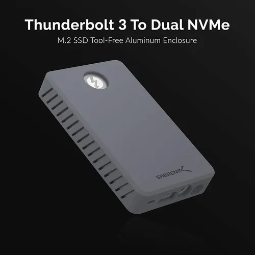 Carry Disk Dual Sabrent Ssd Nvme M.2 Thunderbolt 3 Fs