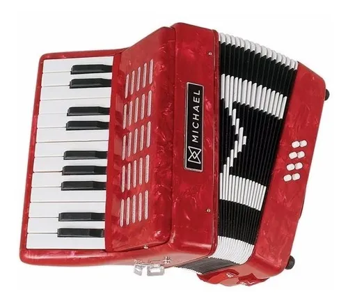 Acordeon Gaita Sanfona Michael Acm0822 8 Baixos Bag Acm 0822