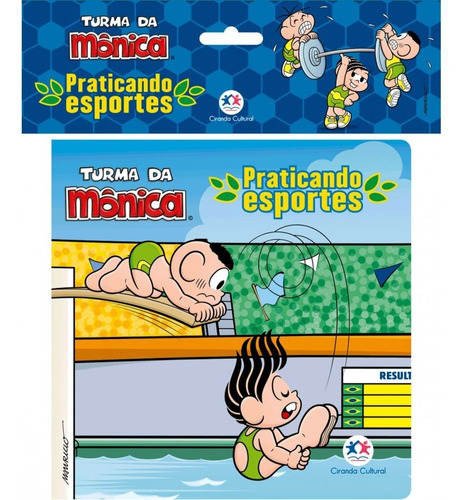 Livro Banho Turma Da Mônica - Praticando Esportes