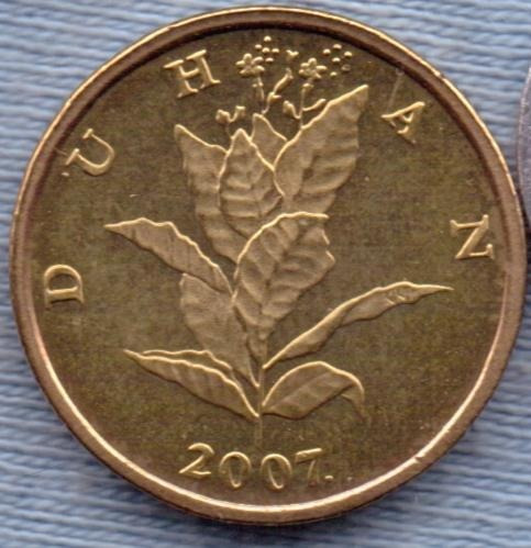 Croacia 10 Lipe 2007 * Planta De Tabaco * Republica *