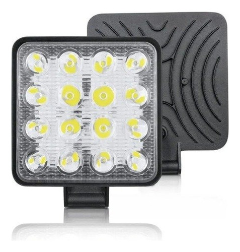 Faro 16 Led 48w Cuadrado-auto - Moto - Cuatri - 4x4 Sansoled